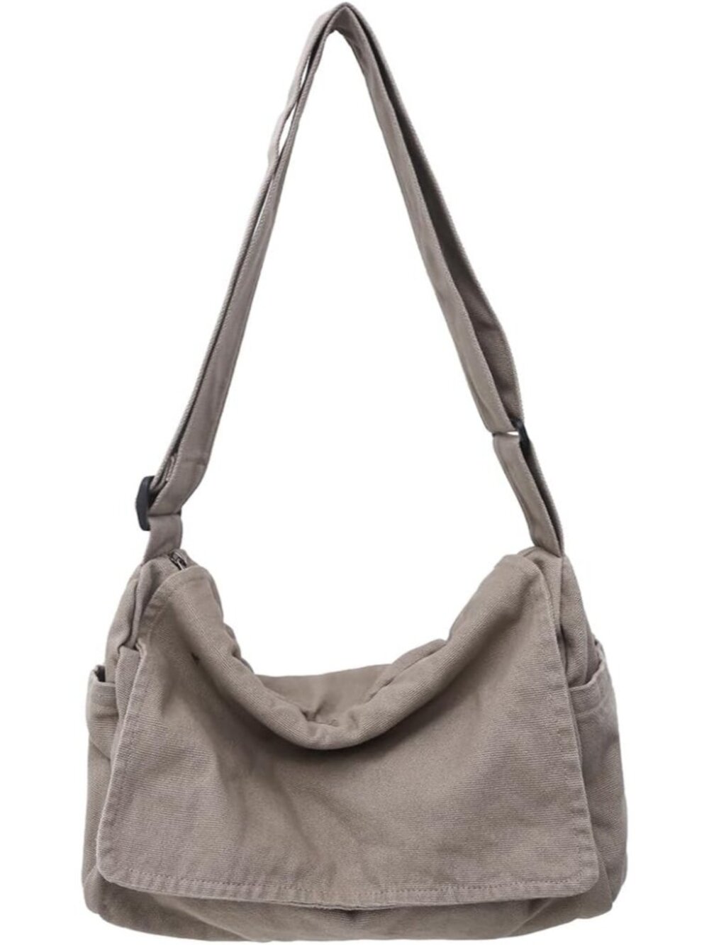 Messenger Bag for Women Men Satchel Bag Canvas Crossbody Shoulder Bag Casual Sli
